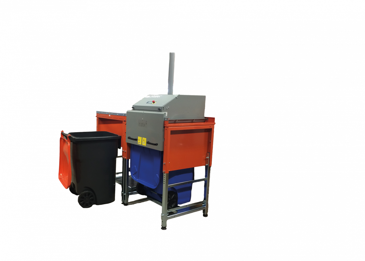 Bag and bin compactors for mixed waste - Orwak