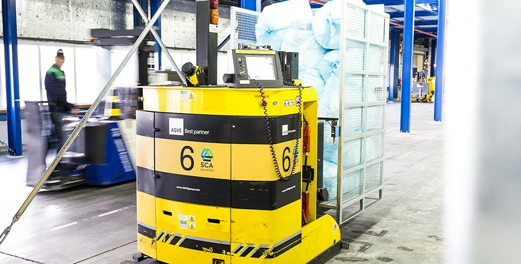 Automated forklifts agv