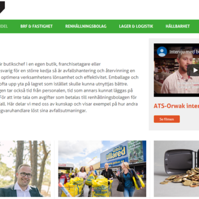 Startsida portalen